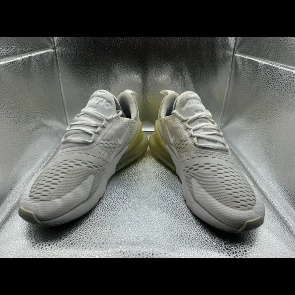🚀 Size 10 Nike Air‎ Max 270 Triple White AH6789-102 Women’s